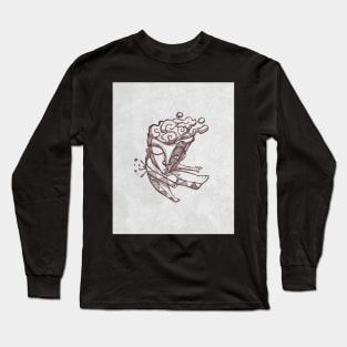 Abstract man jumping Long Sleeve T-Shirt